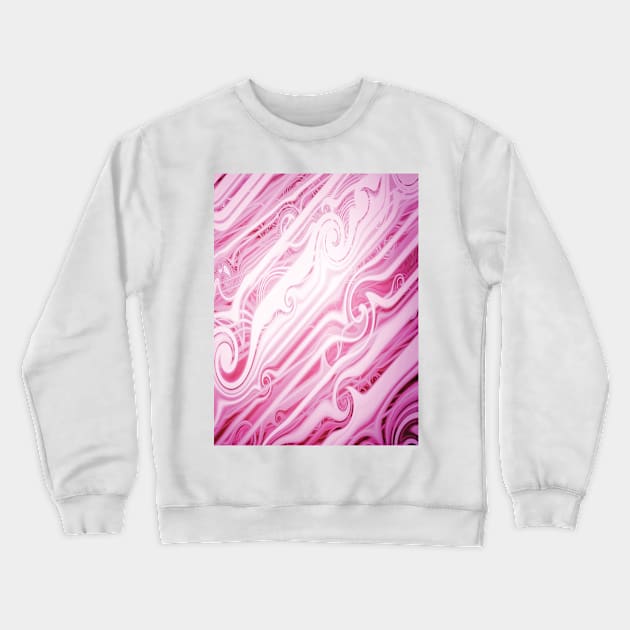 PURPLE WALLPAPER Pop Art Crewneck Sweatshirt by BruceALMIGHTY Baker